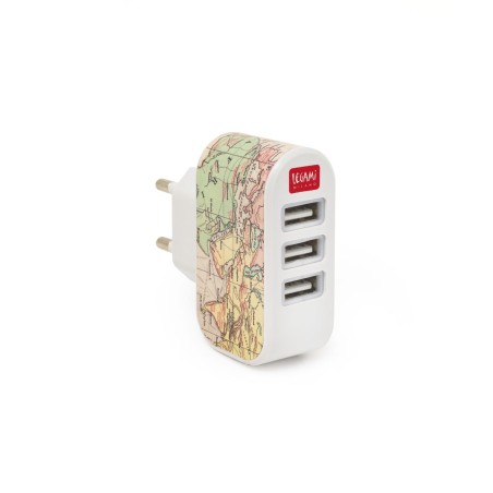 ADAPTOR PRIZA 3 USB LEGAMI