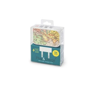 ADAPTOR PRIZA 3 USB LEGAMI