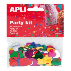 CONFETI INIMI COLOR APLI